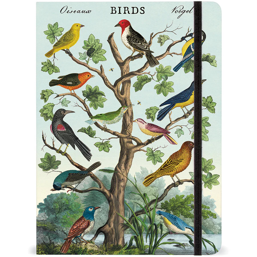 Cavallini & Co. - Notebook with Elastic Closure Birds