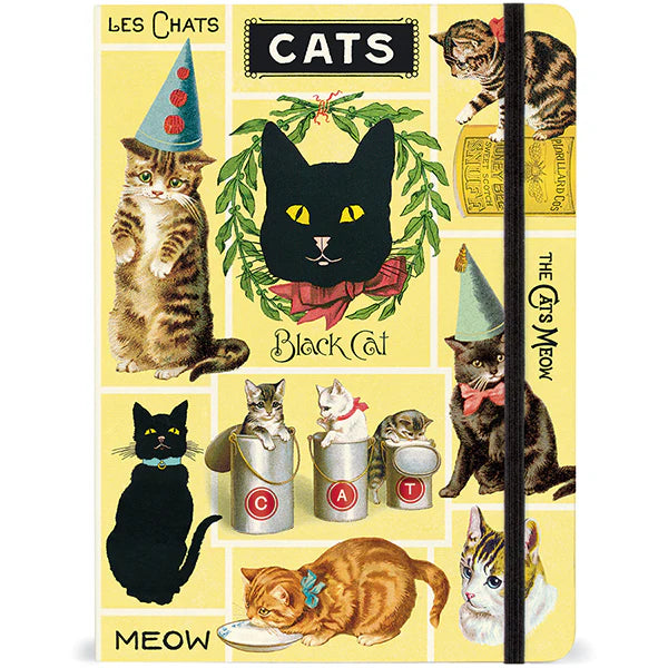 Cavallini & Co. - Notebook with Elastic Closure Cats