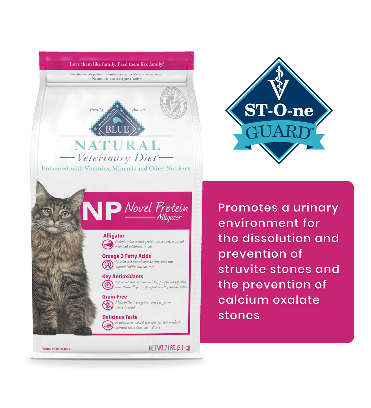 BLUE Natural Veterinary Diet - Natural Veterinary Diet NP Cat Food Dry