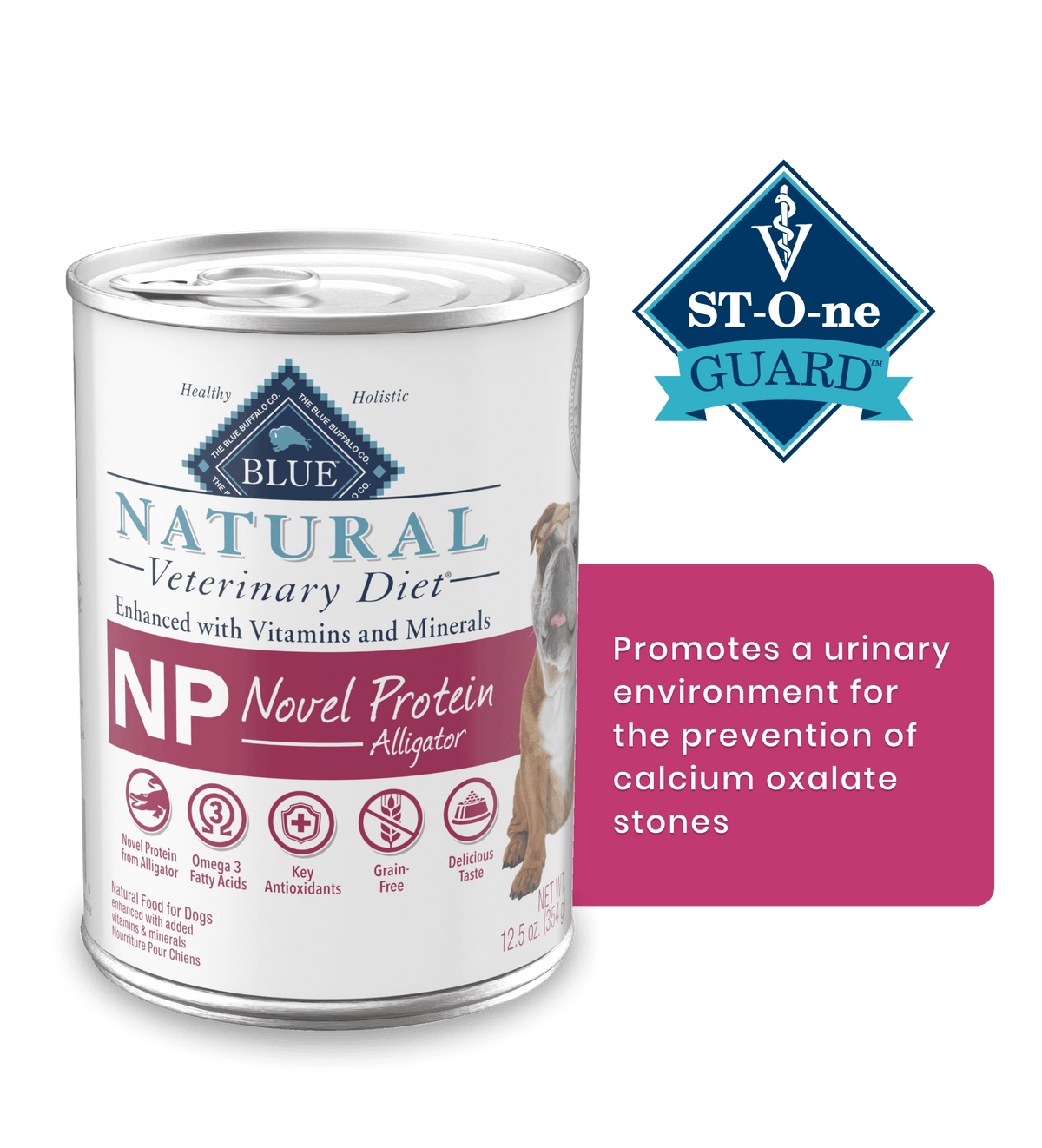 BLUE Natural Veterinary Diet - Natural Veterinary Diet Novel Protein Dog Can Alligator
