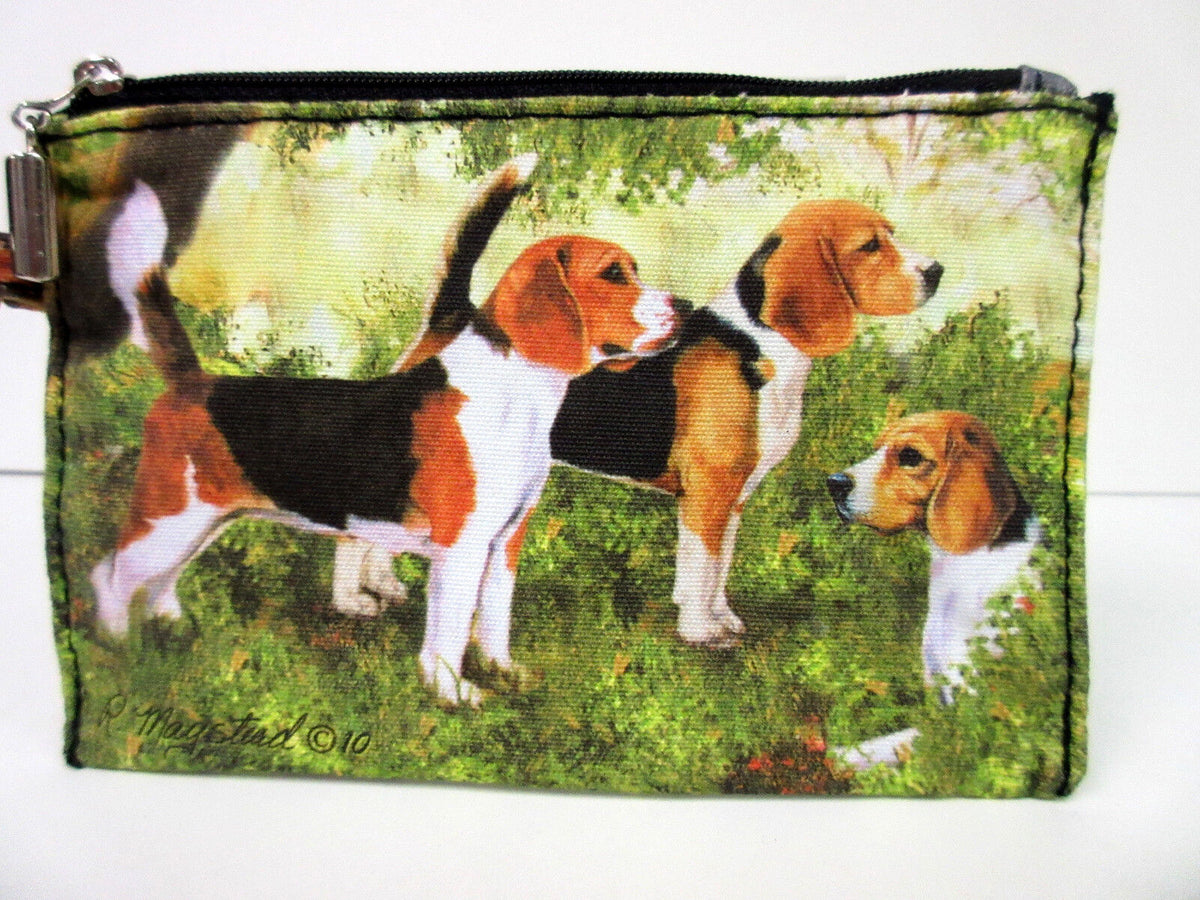 Dog Zippered Pouch/Purse by Ruth Maystead