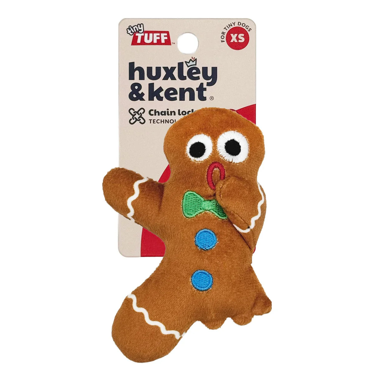 Huxley & Kent - Tiny Tuffed Ginger Snapped Dog Toy