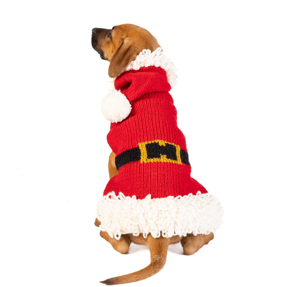 white christmas dresses Exquisite Christmas Holly Doll Dog's Costume with Bonnet Hat – Daisey's  Doggie Chic main image 1
