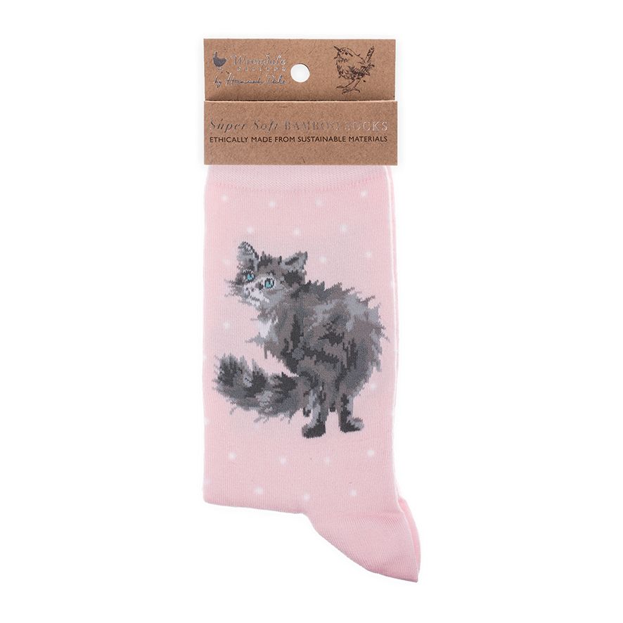 Wrendale Designs- Sock Cat Glamour Puss