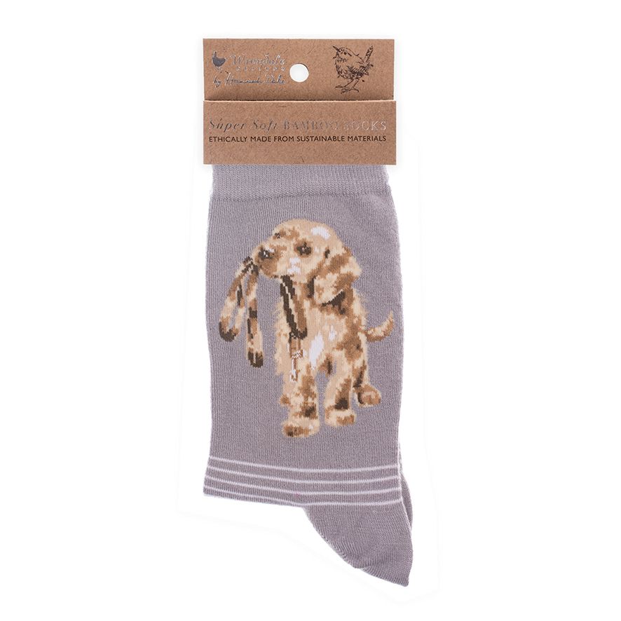 Wrendale Designs- Sock Dog "Hopeful"