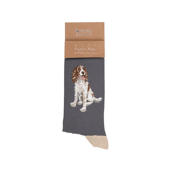 Wrendale Designs- Sock Men's Spaniel "Willow"