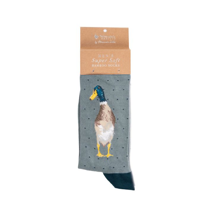 Wrendale Designs- Socks Men's "Guard Duck"