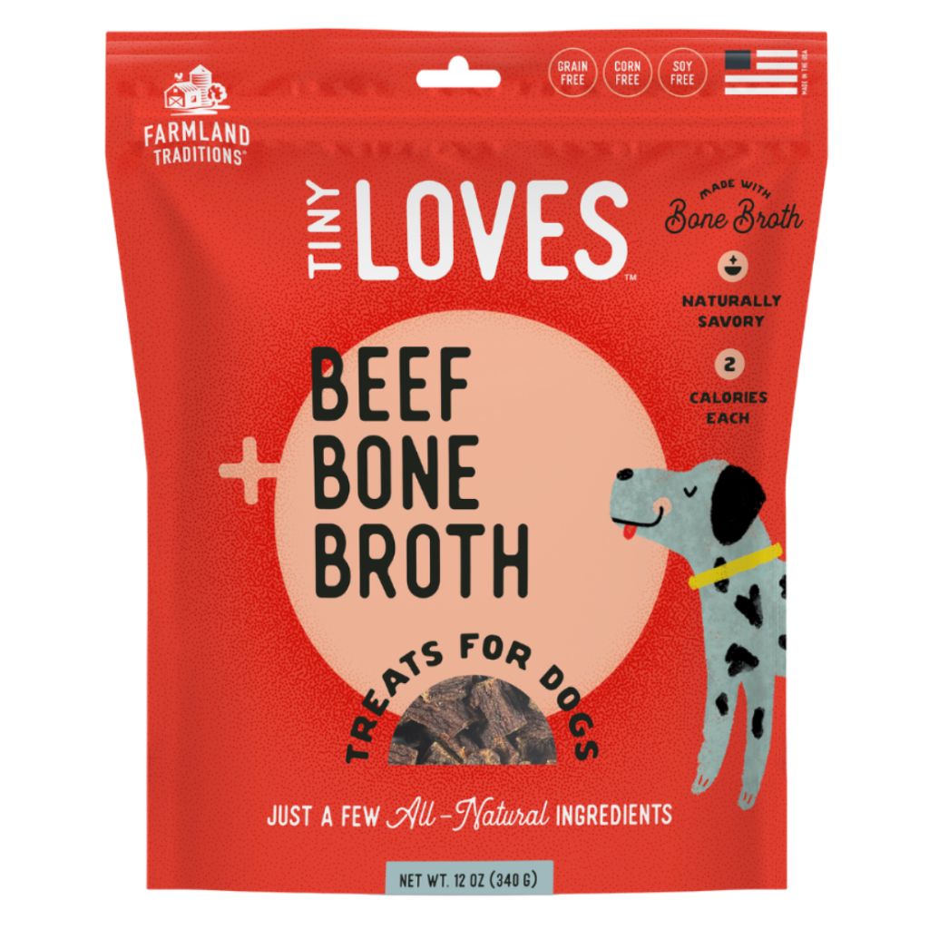 Farmland Traditions - Tiny Loves Beef+Bone Broth Treats for Dogs