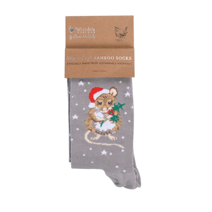 Wrendale Designs- Sock Mouse Christmas