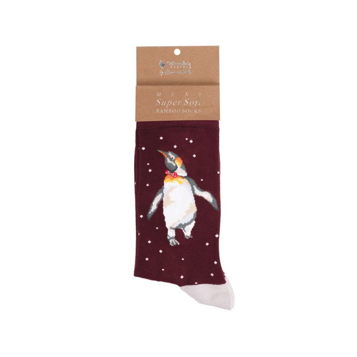 Wrendale Designs- Sock Penguin Christmas King