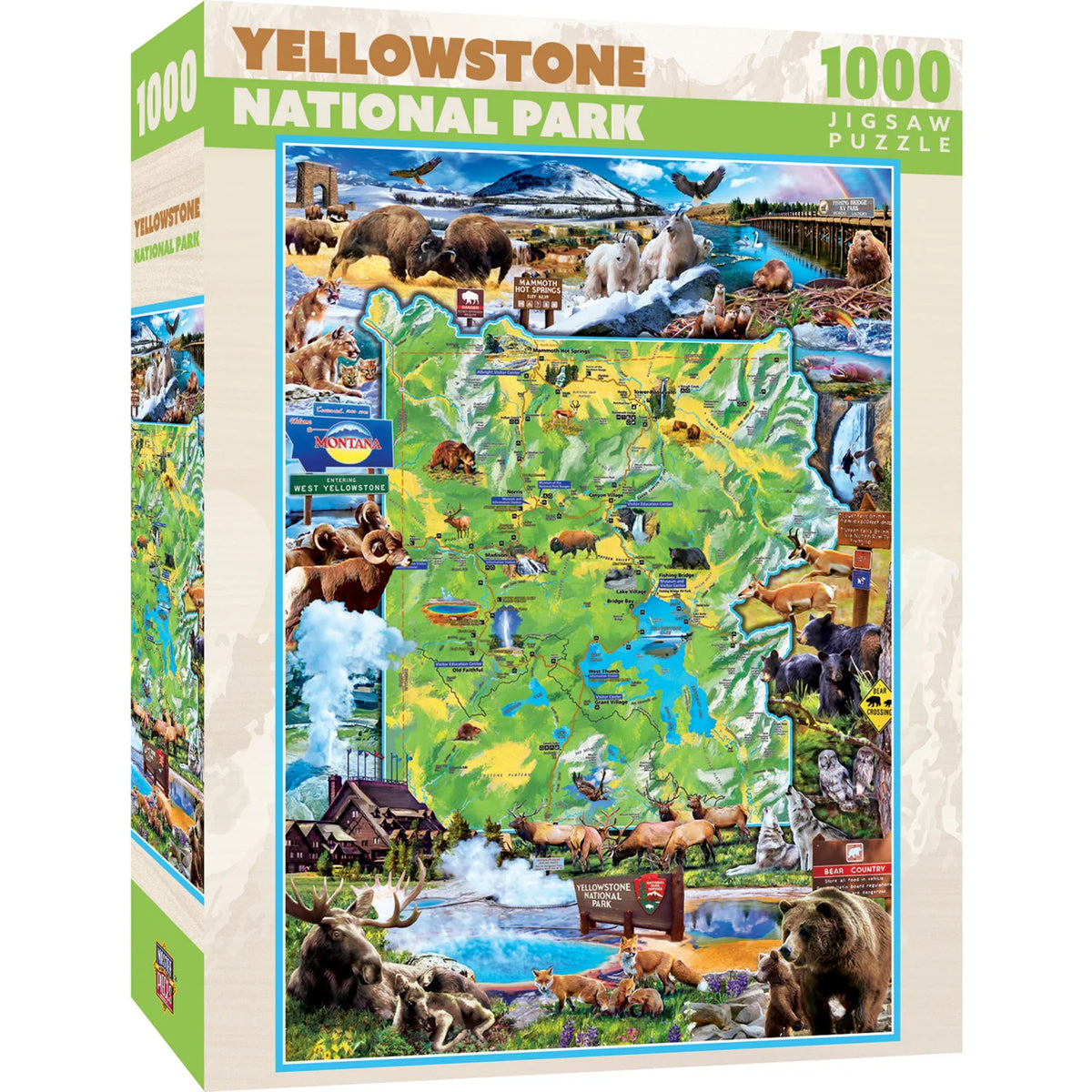 MasterPieces - Puzzle Yellowstone National 1000 Piece
