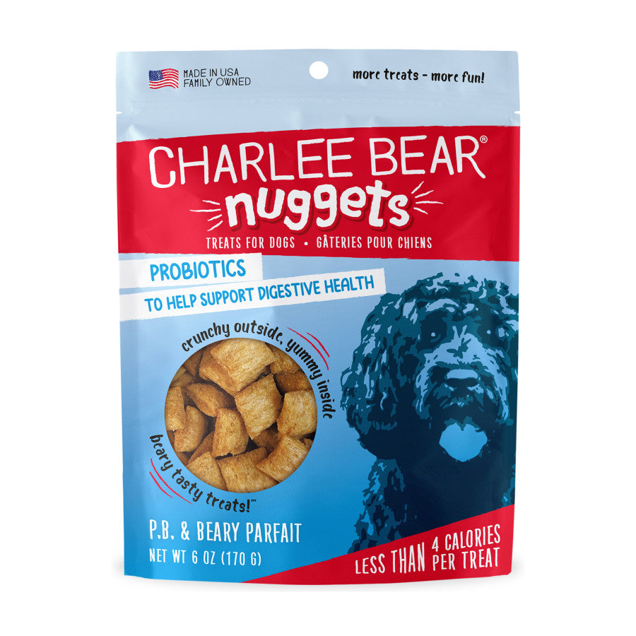 Charlee Bear Nuggets P. B. & Beary Parfait Treats For Dogs