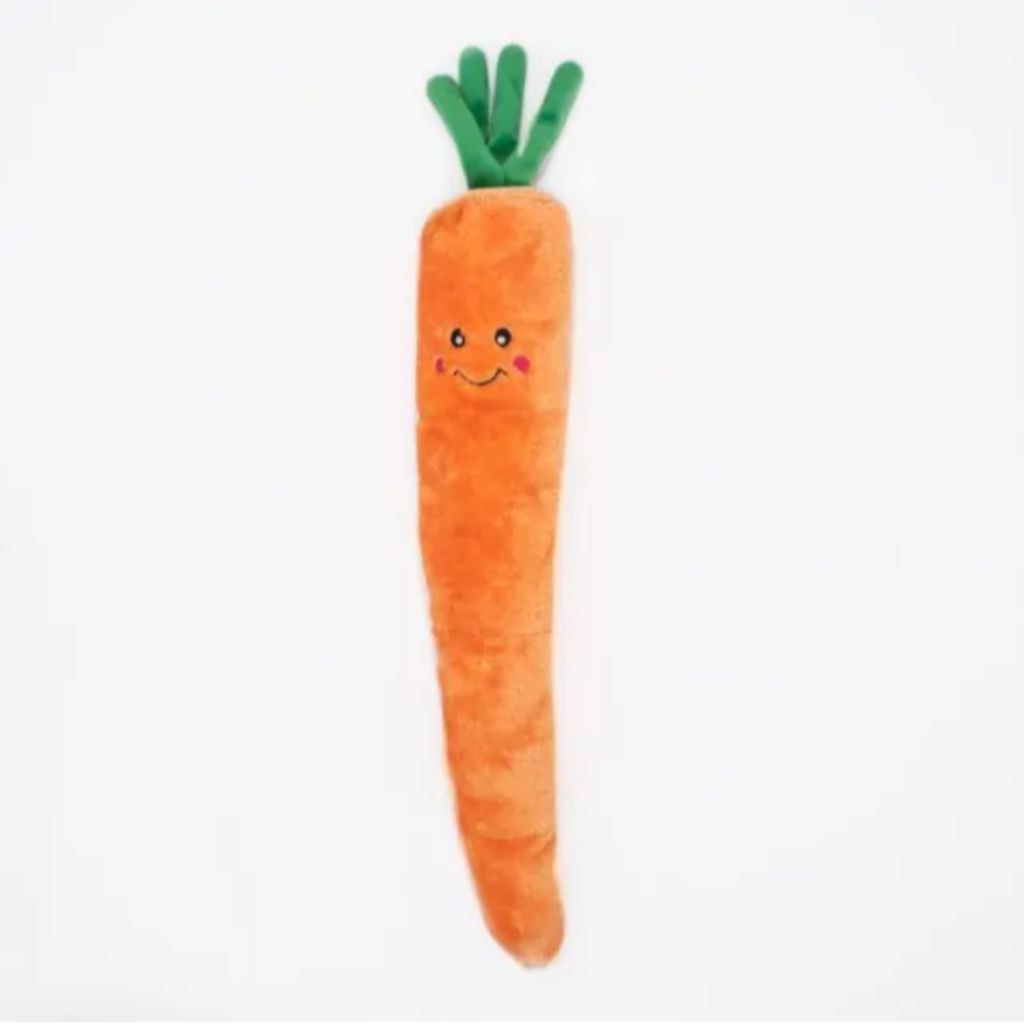 ZippyPaws - Jigglerz Carrot Plush - Southern Agriculture