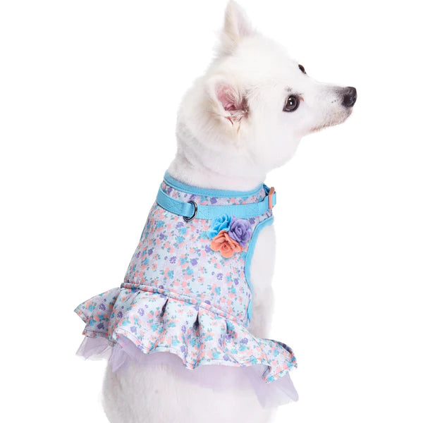 Blueberry Pet - Lavender | Made Well Floral Print Dog Dress Harness