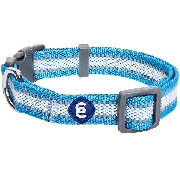 Blueberry Pet - Sky Blue | Back to Basics Reflective Dog Collar