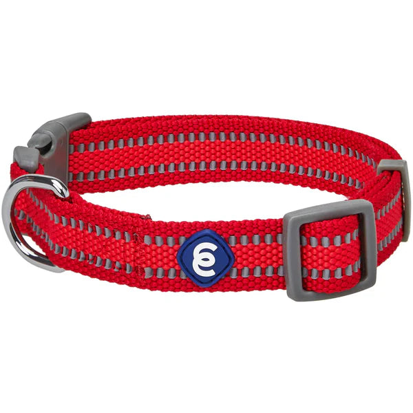 Blueberry Pet - Rogue Red | Back to Basics Reflective Dog Collar