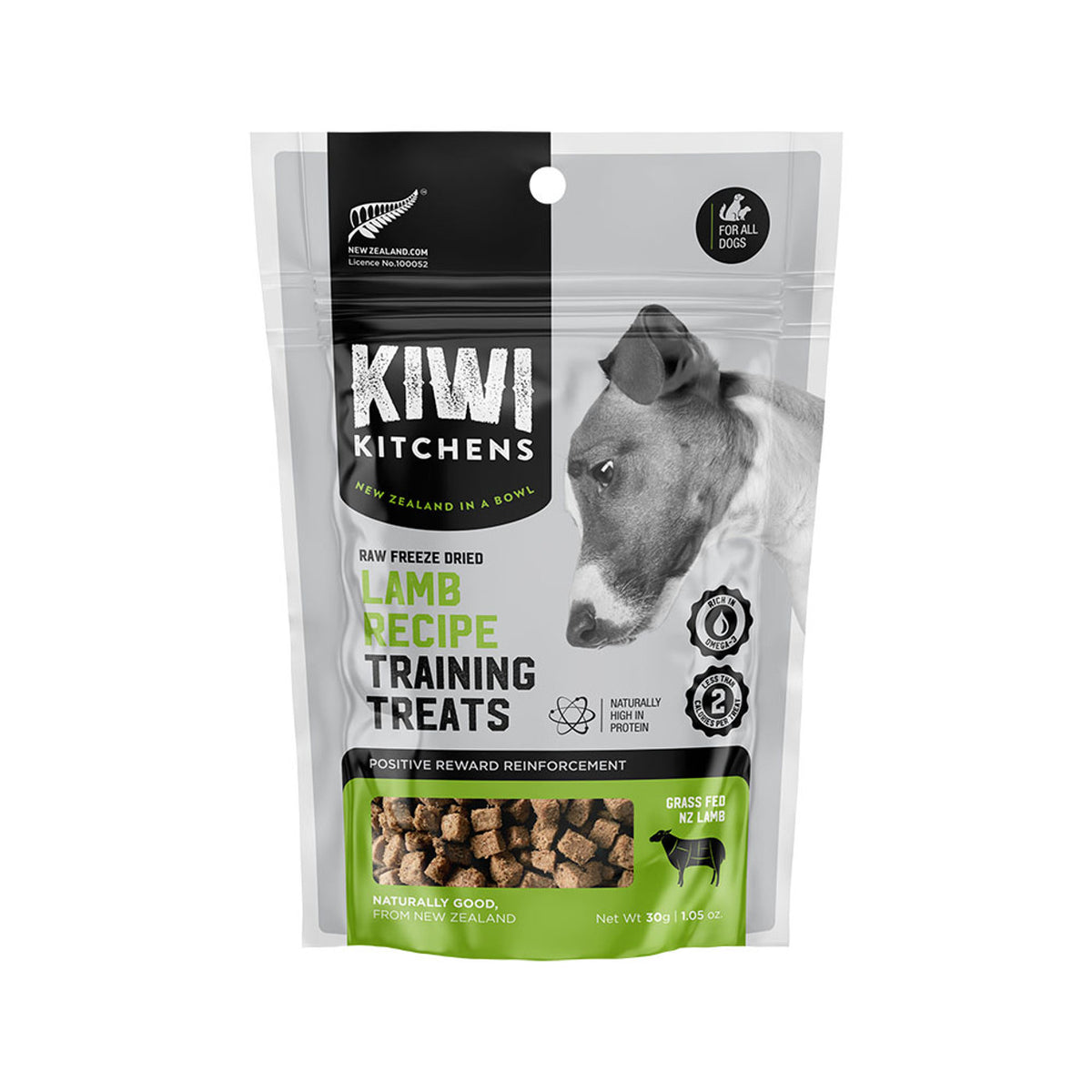 Kiwi Kitchens - Lamb Recipe Training Treats with Organ Meat Grass Fed Raw Freeze Dried