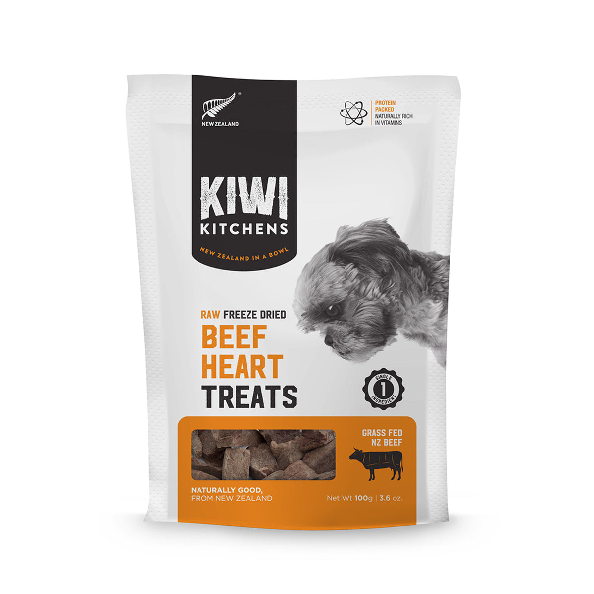 Kiwi Kitchens - Beef Heart Treats Raw Freeze Dried Grass Fed