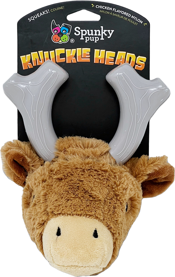 Spunky Pup - Knuckleheads Deer 2-in-1 Toy Plush & Nylon