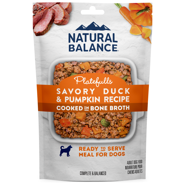 Natural Balance Platefulls Savory Duck Pumpkin Wet Dog Food