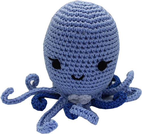 Mirage Pet Product - Knit Knacks Ollie The Octopus Organic Cotton for Small Dogs