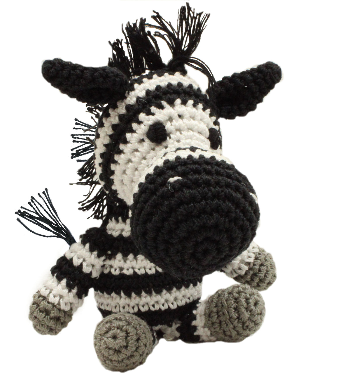 Mirage Pet Product - Knit Knacks Zsa Zsa The Zebra Organic Cotton for Small Dogs