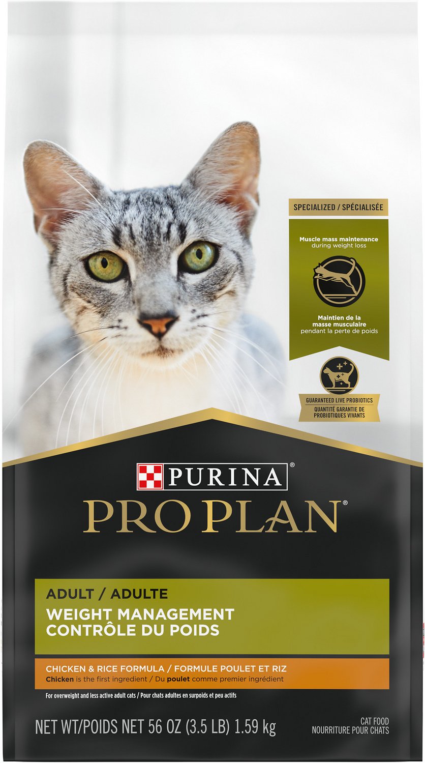 Purina Pro Plan FOCUS - All Breeds, Adult Cat Weight Management Chicken & Rice Recipe Dry Cat Food-Southern Agriculture