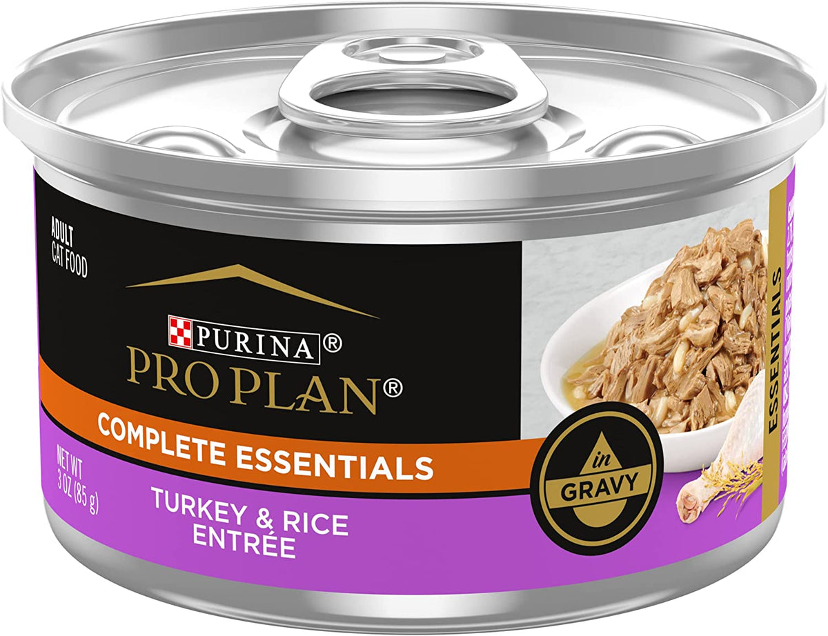 Purina Pro Plan - All Breeds, Adult Cat Turkey & Rice Entrée in Gravy Canned Cat Food-Southern Agriculture