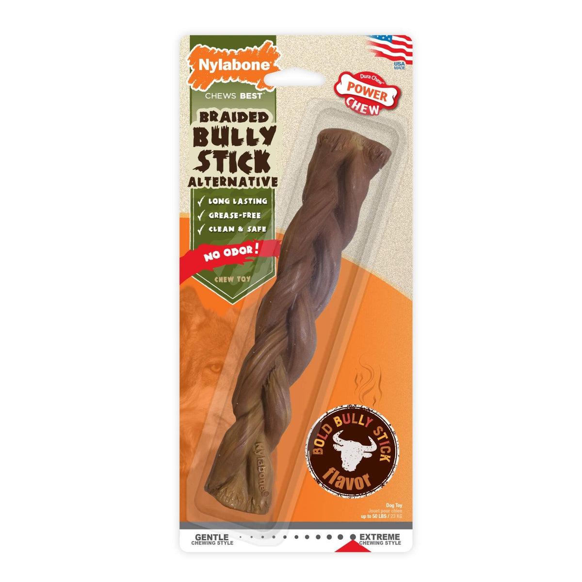 Nylabone - Braided Bully Stick-Southern Agriculture