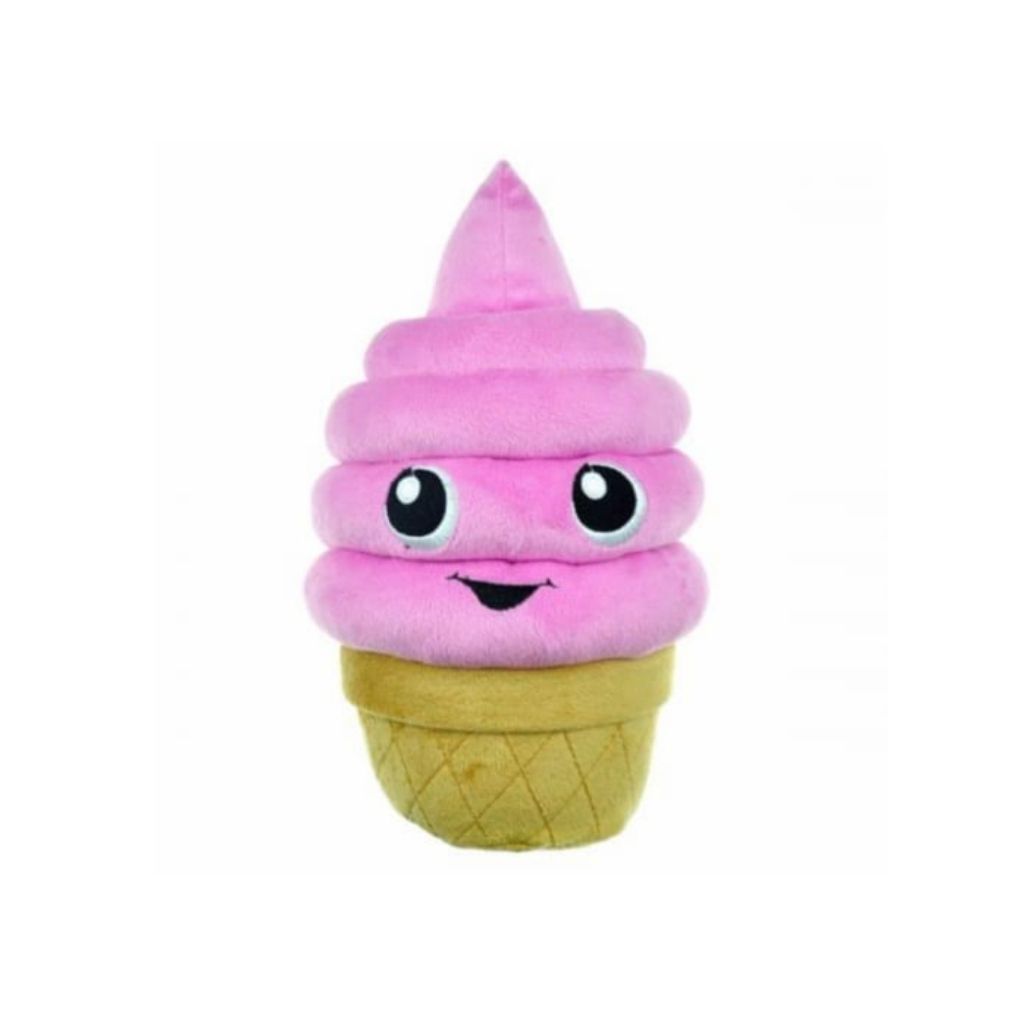 Pet Edge - Ice Cream Cone Food Junkeez Plush