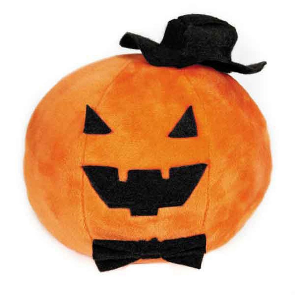 Pet Edge - Pumpkin Plush With Bowtie & Hat