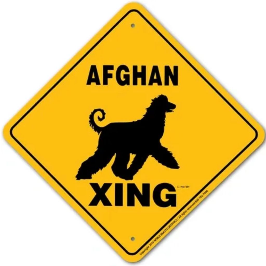 Afghan X-ing Sign
