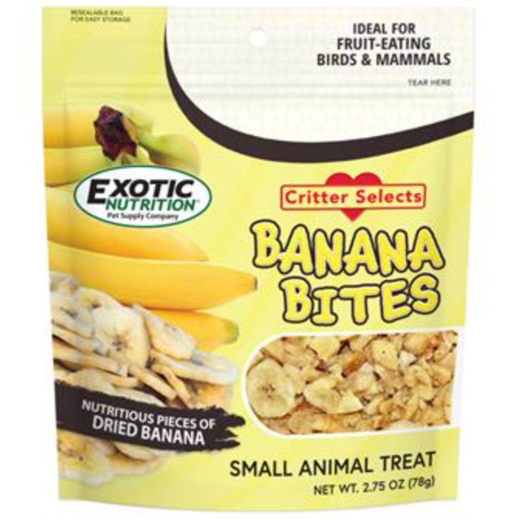 Exotic Nutrition - Banana Bites Small Animal Treats
