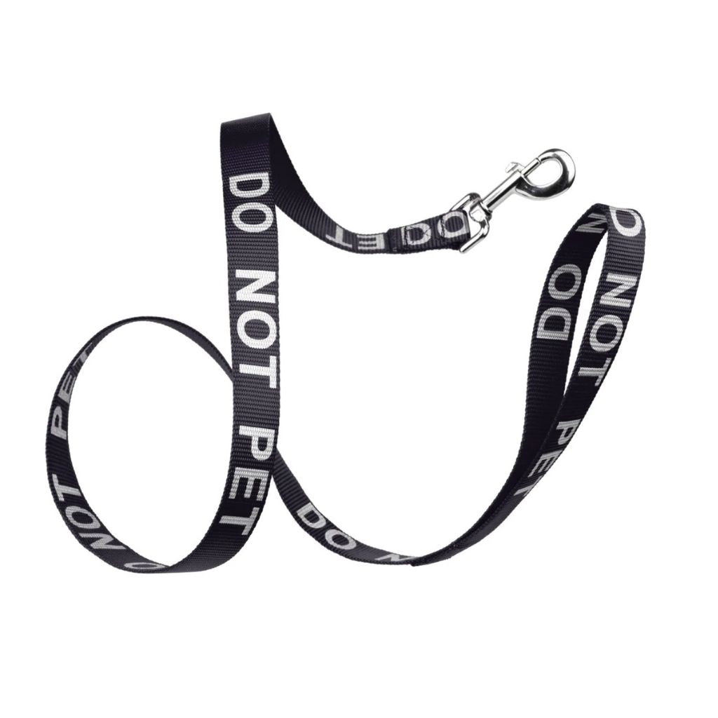 DogLine - Leash Nylon Reflective "DO NOT PET"