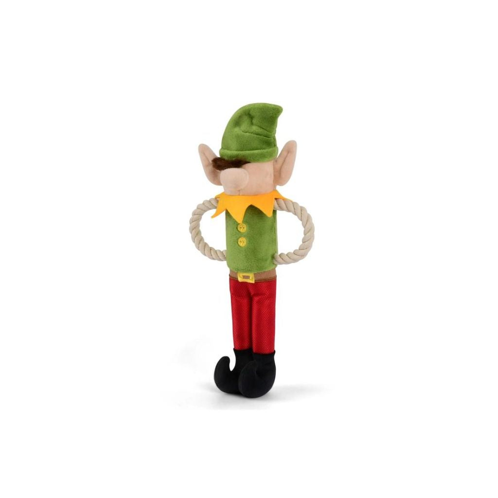 P.L.A.Y Pet Lifestyle And You - Merry Woofmas Santa's Little Elf-er-Giggle Stick/Rope Loops