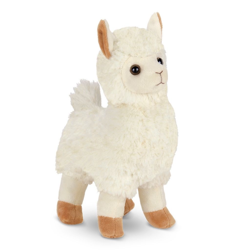 Bearington Baby Alma Plush Llama Stuffed Animal, 12 Inches