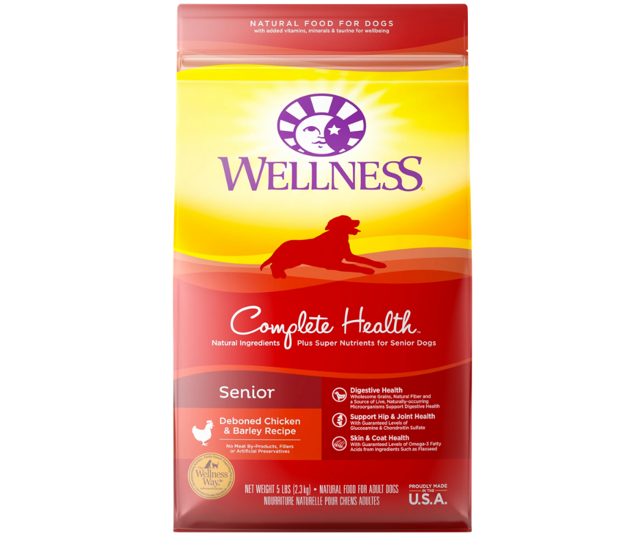 Wellness Complete Health Toy Breed Adult Chicken, Brown Rice & Peas Dry Dog Food, 4-Lb.