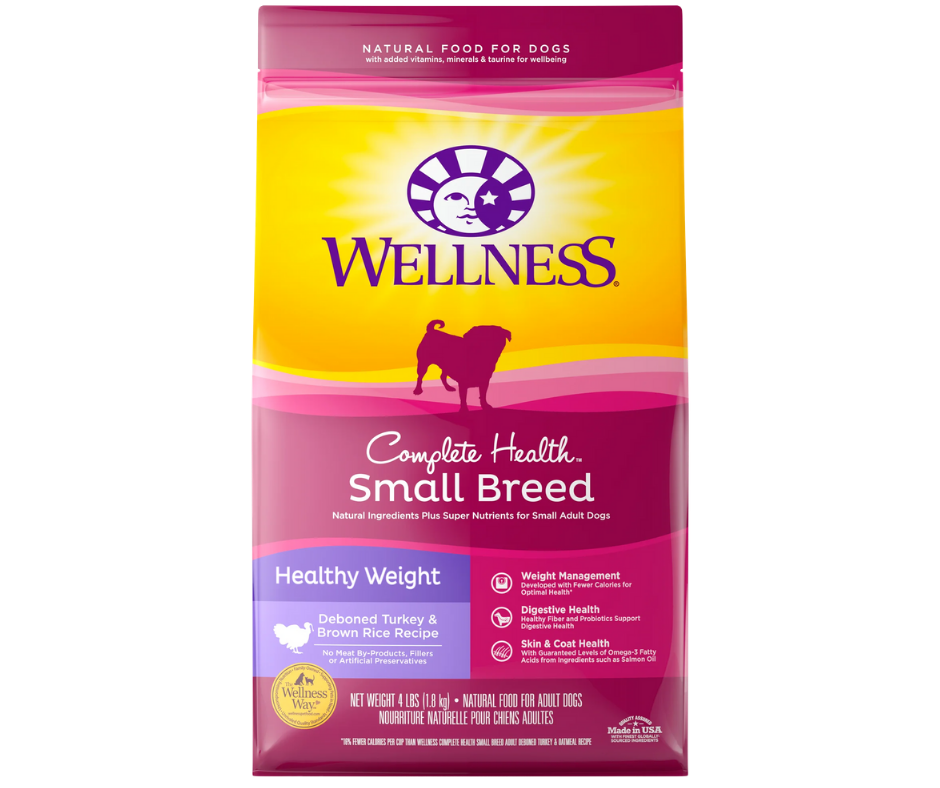 Wellness Complete Health Small Breed Adult Dog Healthy Weight Debo