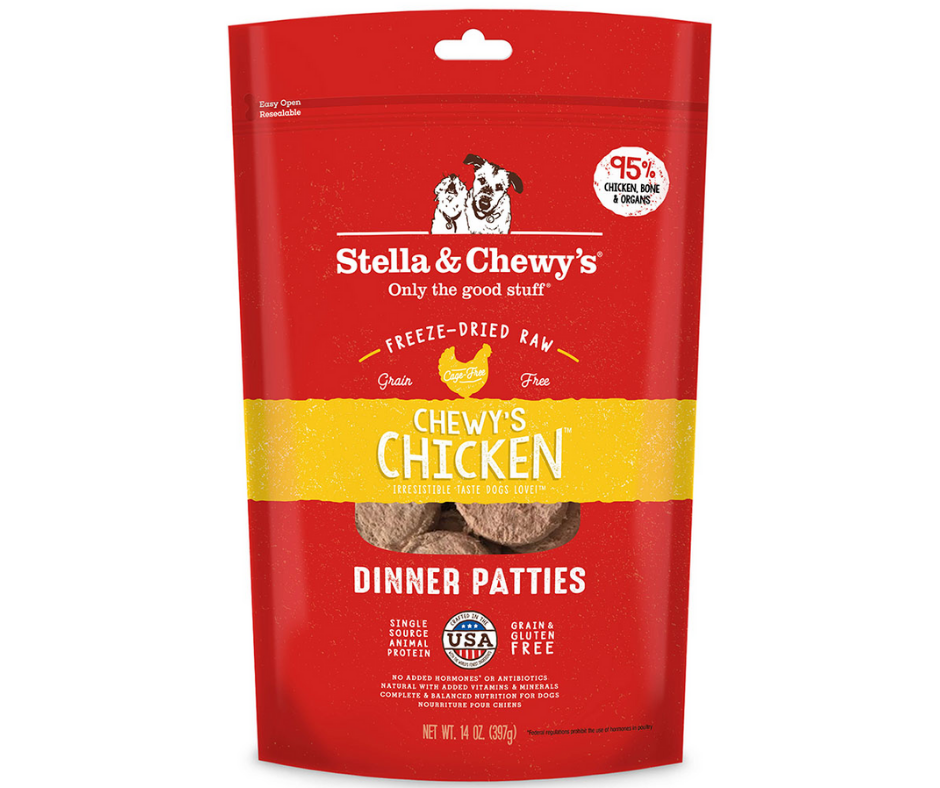 Stella Chewy s Freeze Dried Raw Dinner Patties All Dog Breeds Al