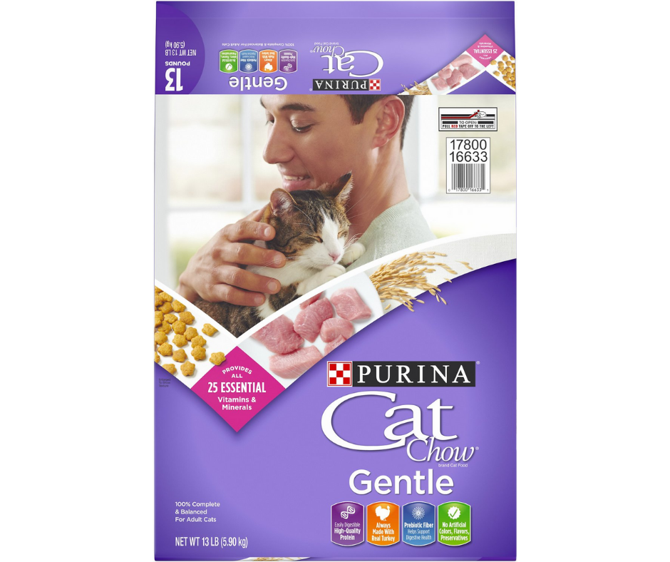 Purina Cat Chow Gentle All Breeds Adult Cat Sensitive Stomachs T