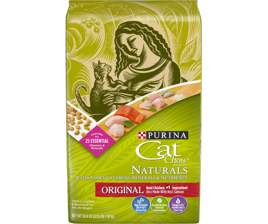 Purina cat chow naturals 18 deals lbs