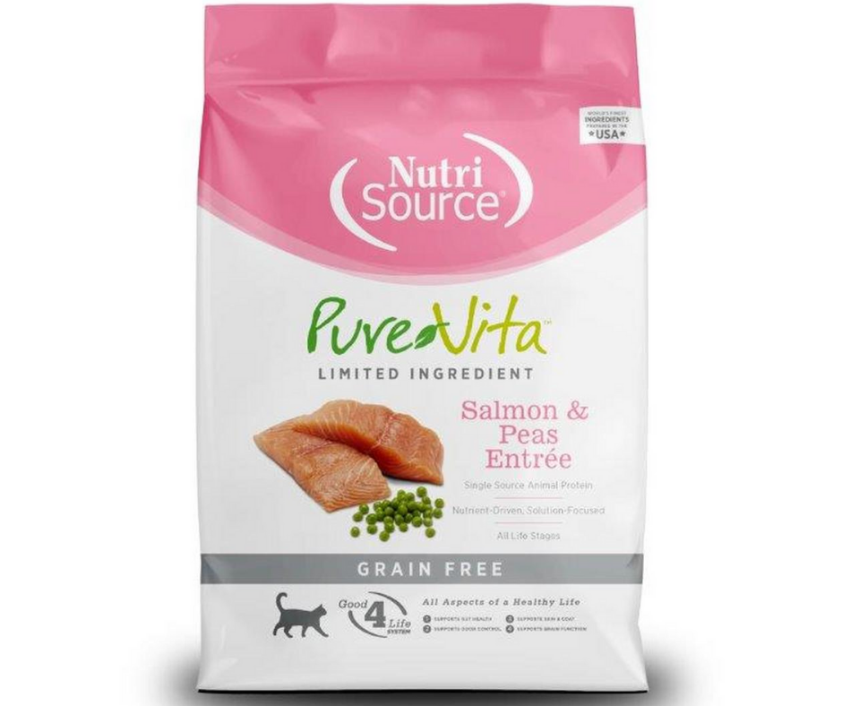 Pure vita salmon and peas deals cat food
