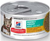 Hill's Science Diet - Overweight, Adult Cat Perfect Weight Roasted Vegetable & Chicken Medley Recipe Canned Cat Food-Southern Agriculture