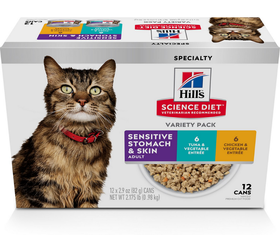 Science diet cat sales food sensitive skin