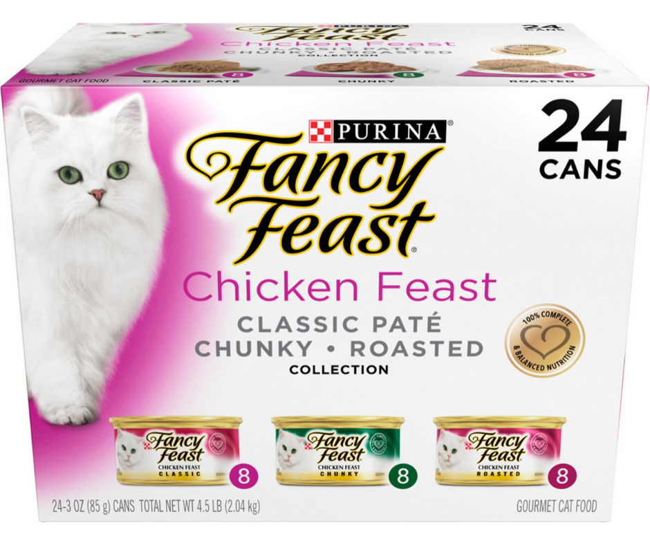 Purina Fancy Feast - All Breeds, Adult Cat Chicken Feast, Variety Pack Canned Cat Food-Southern Agriculture