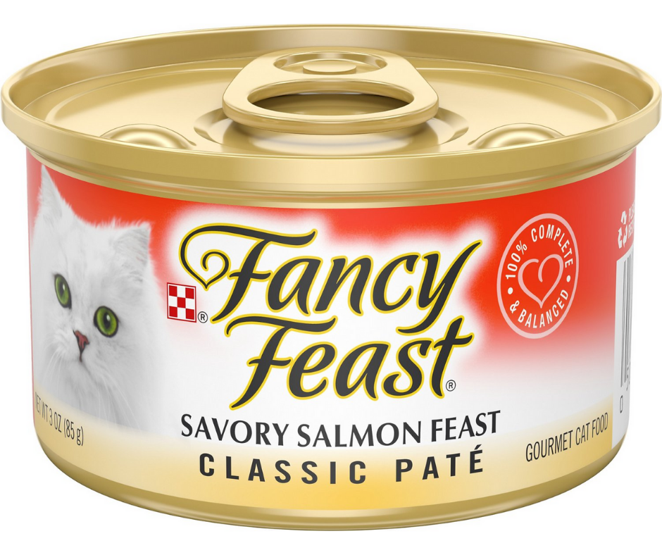 Purina Fancy Feast - All Breeds, Adult Cat Classic Paté Savory Salmon Recipe Canned Cat Food-Southern Agriculture