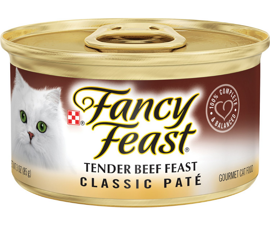 Purina Fancy Feast - All Breeds, Adult Cat Classic Paté Tender Beef Recipe Canned Cat Food-Southern Agriculture