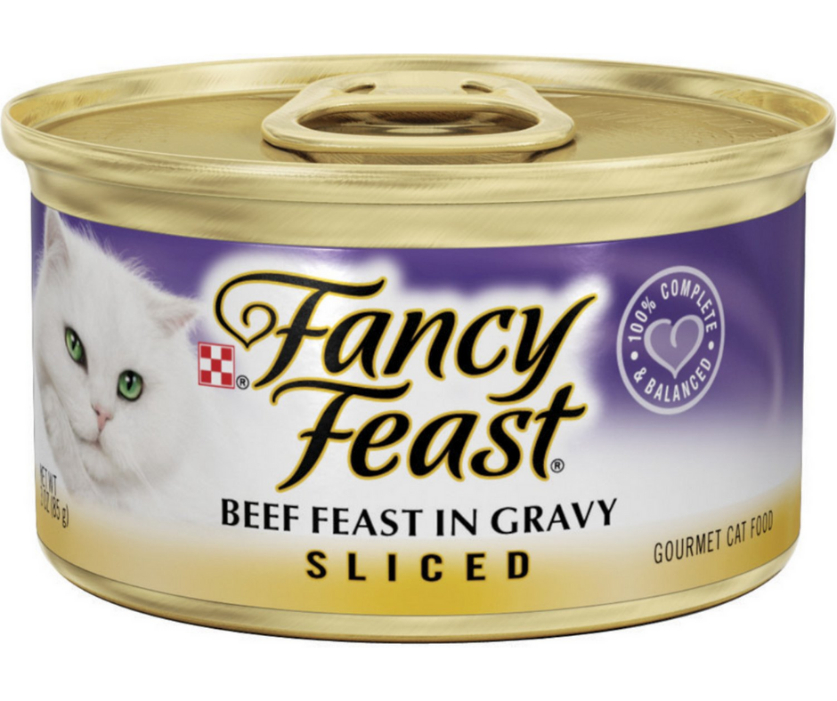 Purina Fancy Feast - All Breeds, Adult Cat Sliced Beef in Gravy Recipe Canned Cat Food-Southern Agriculture