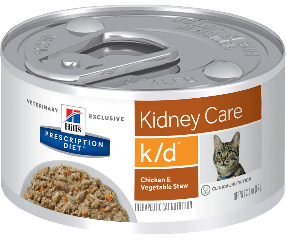 Hill's Prescription Diet - k/d Kidney Care Feline - Chicken & Vegetable Stew Canned Cat Food-Southern Agriculture
