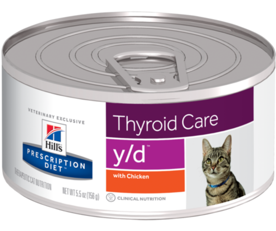 Hill's Prescription Diet - y/d Thyroid Care Feline - Chicken Canned Cat Food-Southern Agriculture